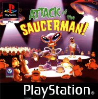 Attack of the Saucerman PAL Playstation box art